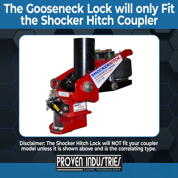 Model GK30 for Shocker Brand 30klbs Gooseneck Air Hitch Coupler (with Shift Lock) Proven Industries 