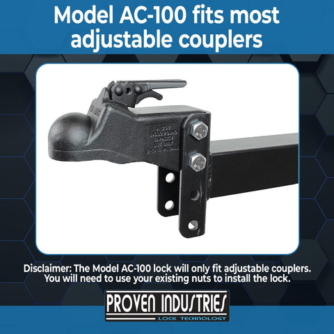 Adjustable Coupler Bolt Lock Model AC-100