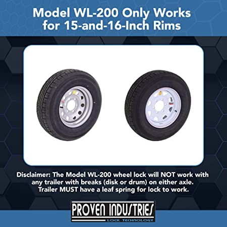 Wheel Lock Model WL-200 Proven Locks 