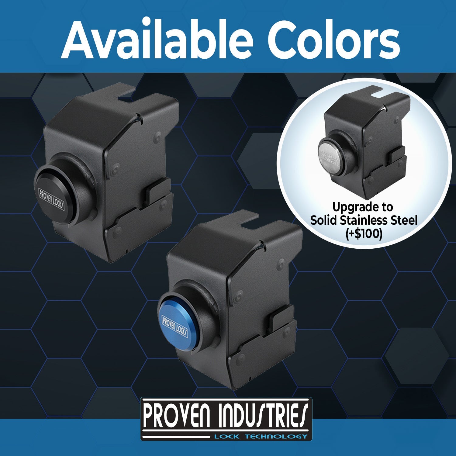 Model 2517-D 2 5/16'' Trailer Coupler Locks Proven Locks 