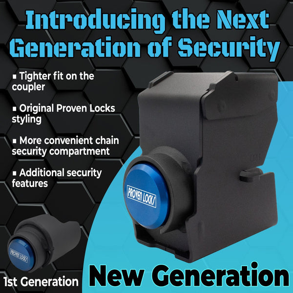 Model 2178-D 2'' Trailer Coupler Locks Proven Locks 