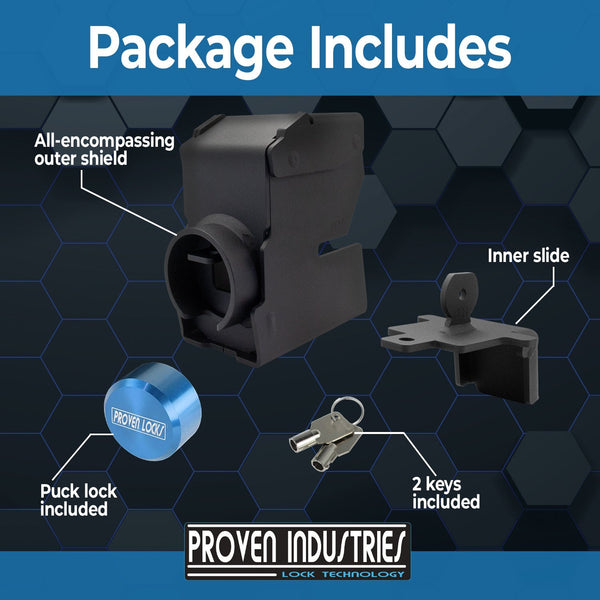 Model 2178-D 2'' Trailer Coupler Locks Proven Locks 