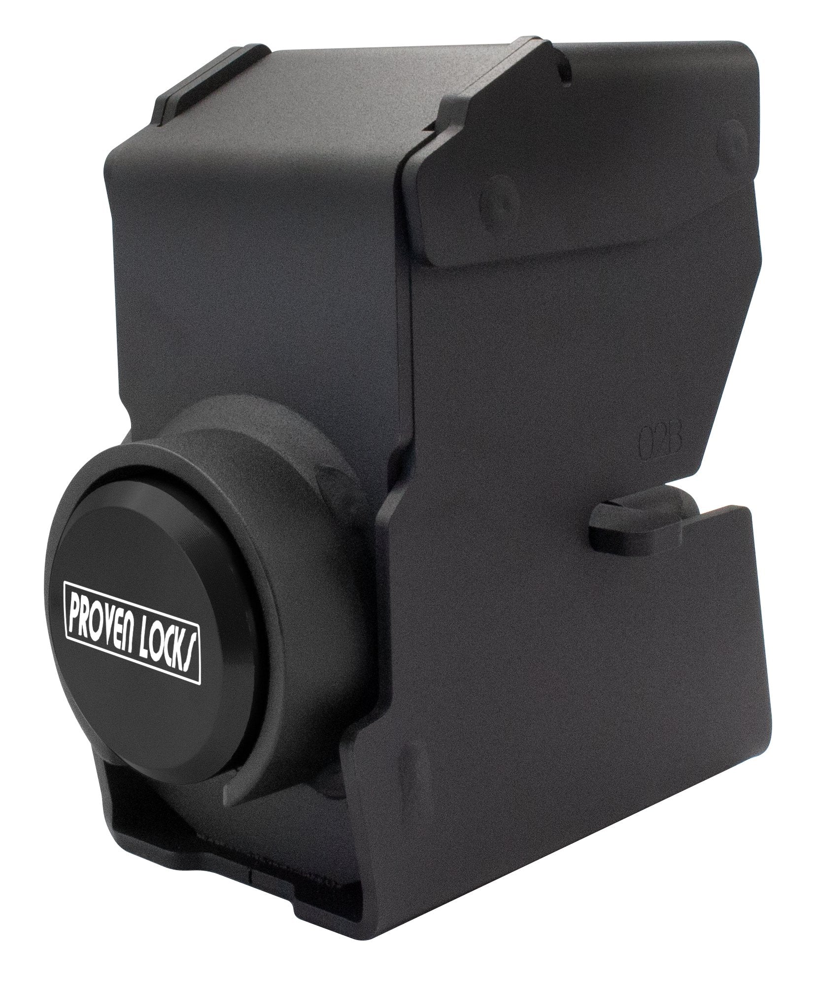 Model 2178-D 2'' Trailer Coupler Locks Proven Locks Black (Billet 6061 Aluminum) Keyed Differently 