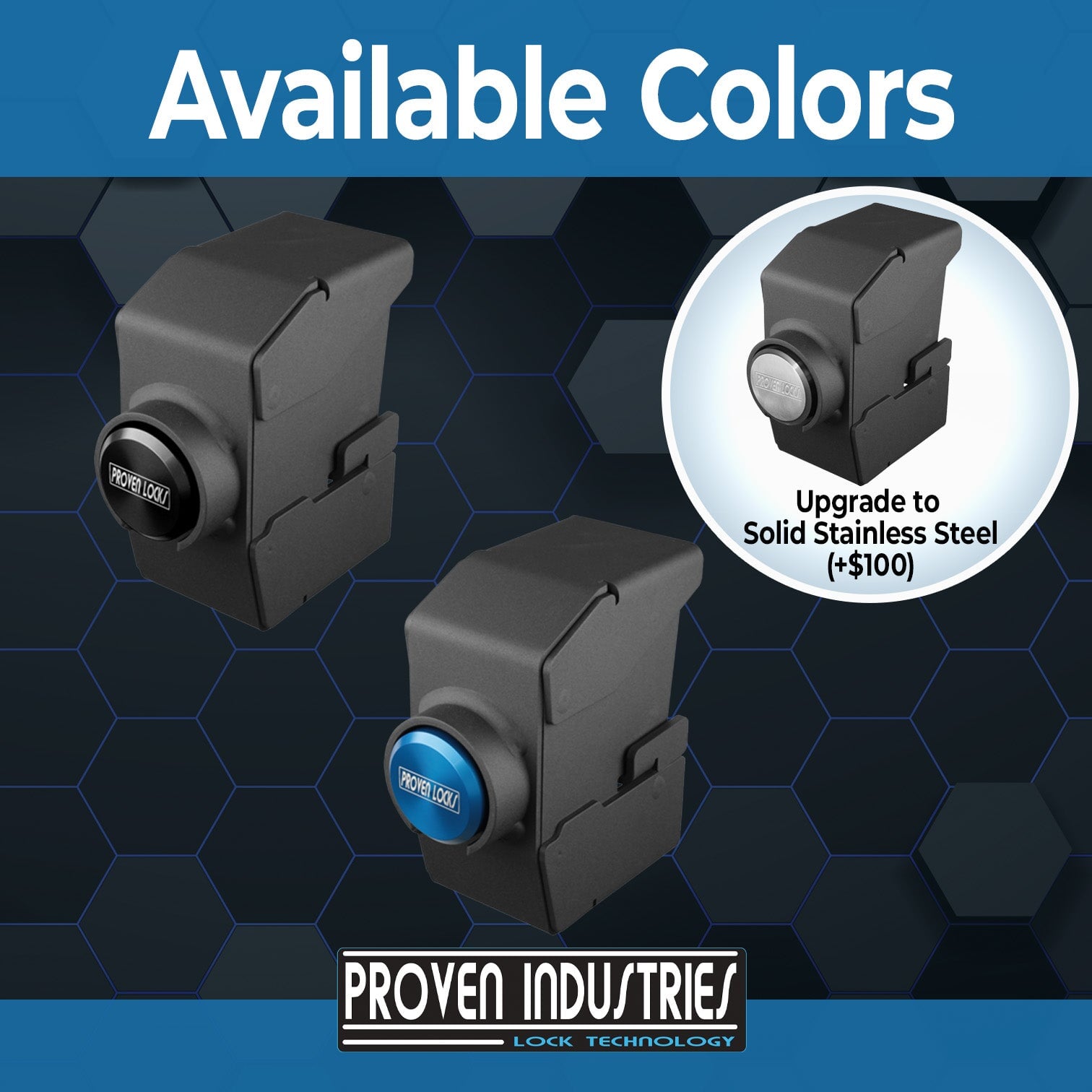 Model 2517-TE1 2 5/16'' Trailer Coupler Locks Proven Locks 