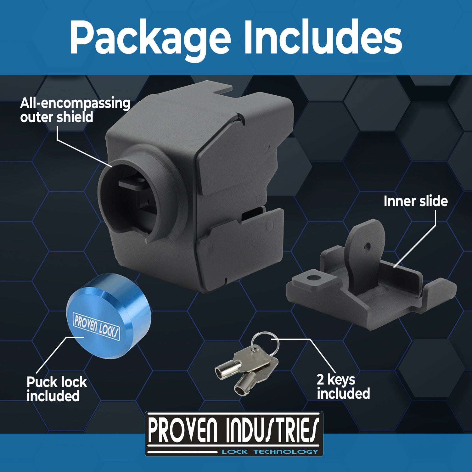 Model 2517-UDX for Dexter 2 5/16" Drop-N-Go Couplers 2 5/16'' Trailer Coupler Locks Proven Locks 