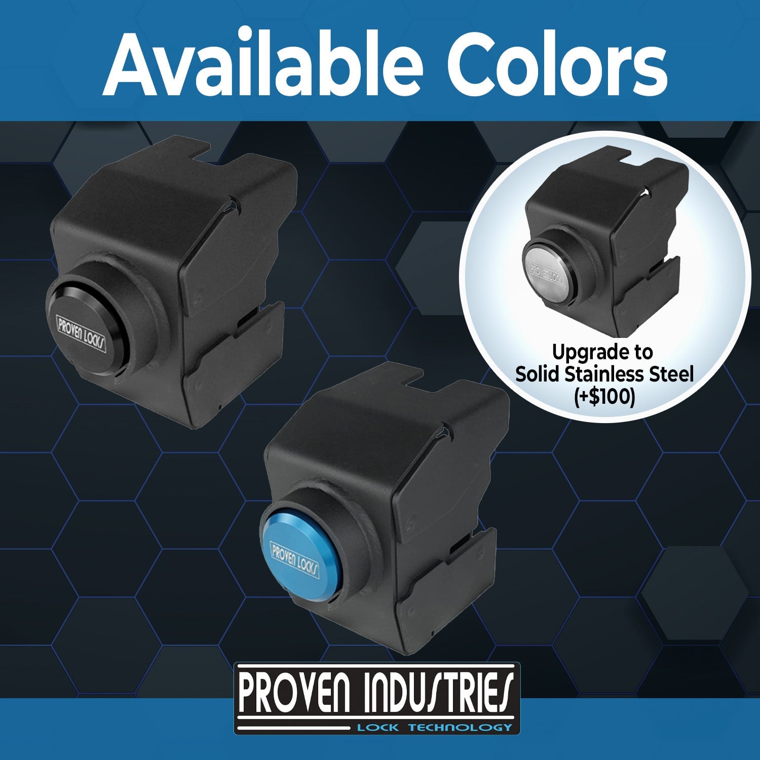 Model 2517-C 2 5/16'' Trailer Coupler Locks Proven Locks 