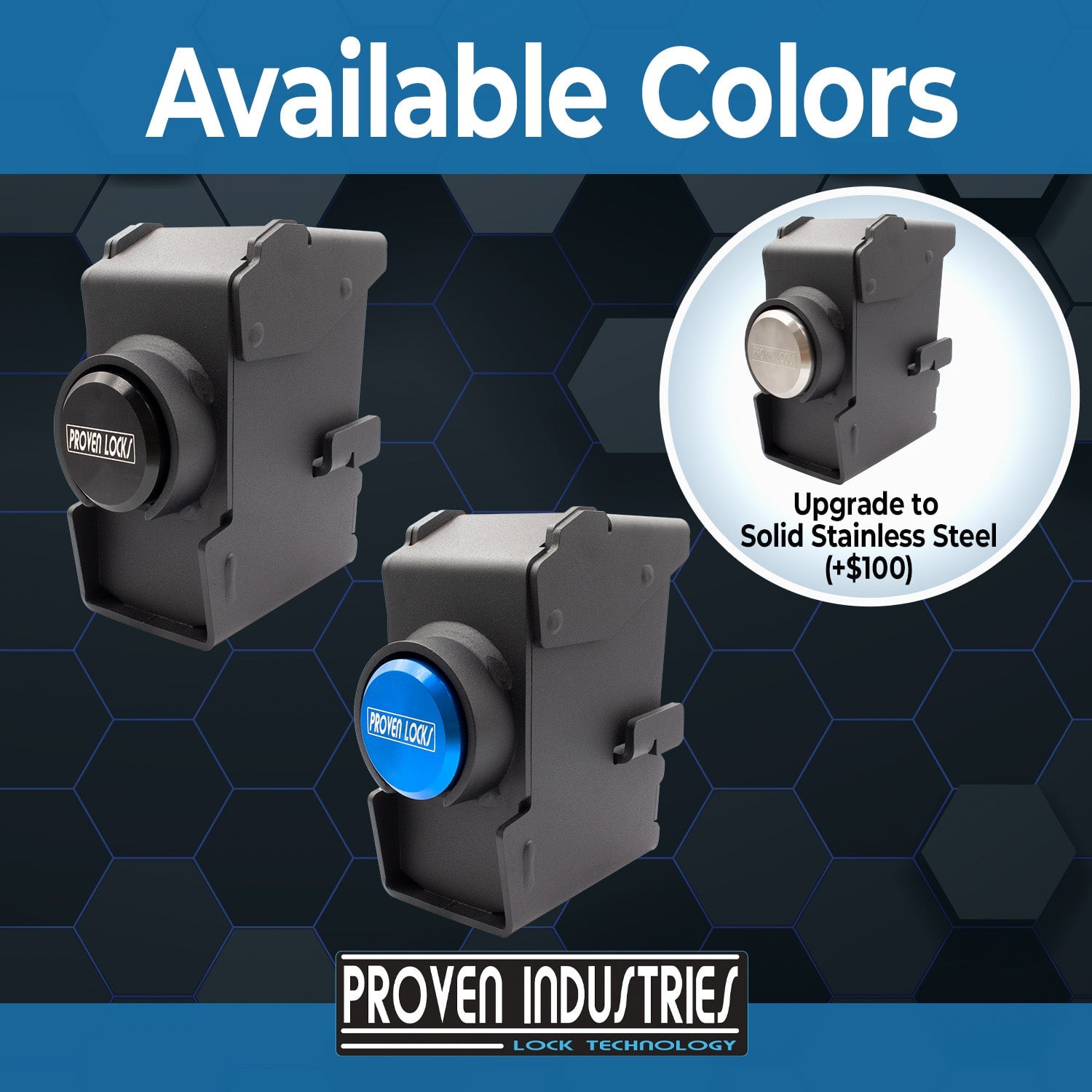 Model 2517-B1 2 5/16'' Trailer Coupler Locks Proven Locks 