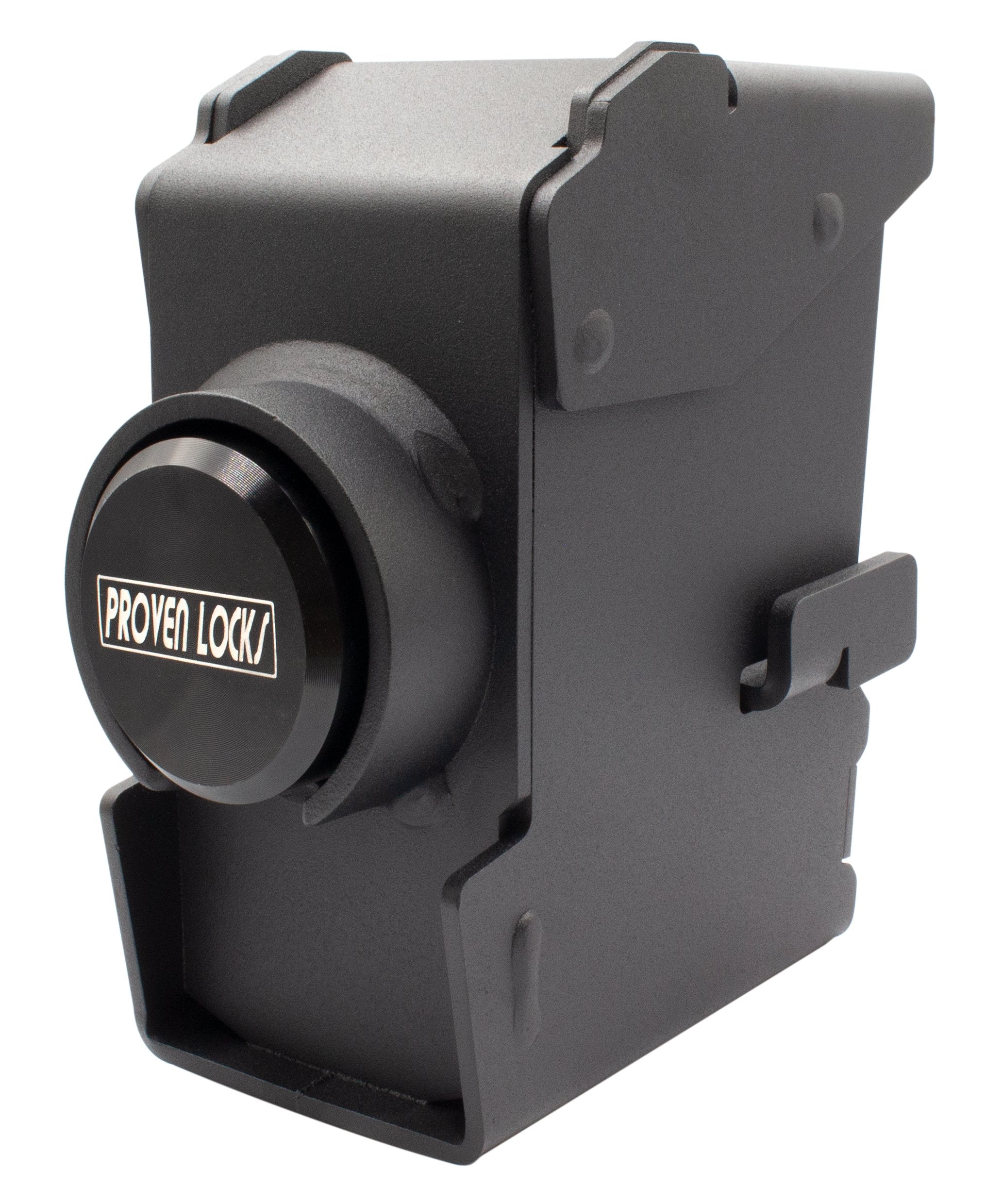Model 2517-B1 2 5/16'' Trailer Coupler Locks Proven Locks Black (Billet 6061 Aluminum) Keyed Differently 