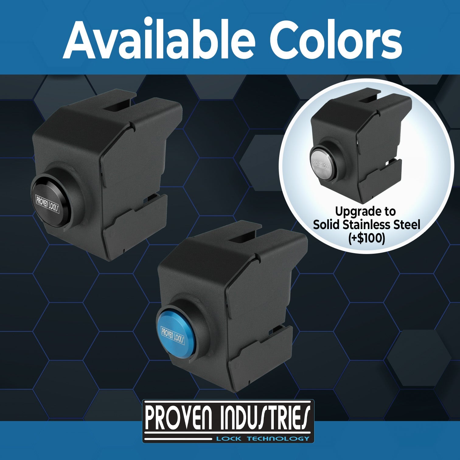 Model 2517-TT 2 5/16'' Trailer Coupler Locks Proven Locks 