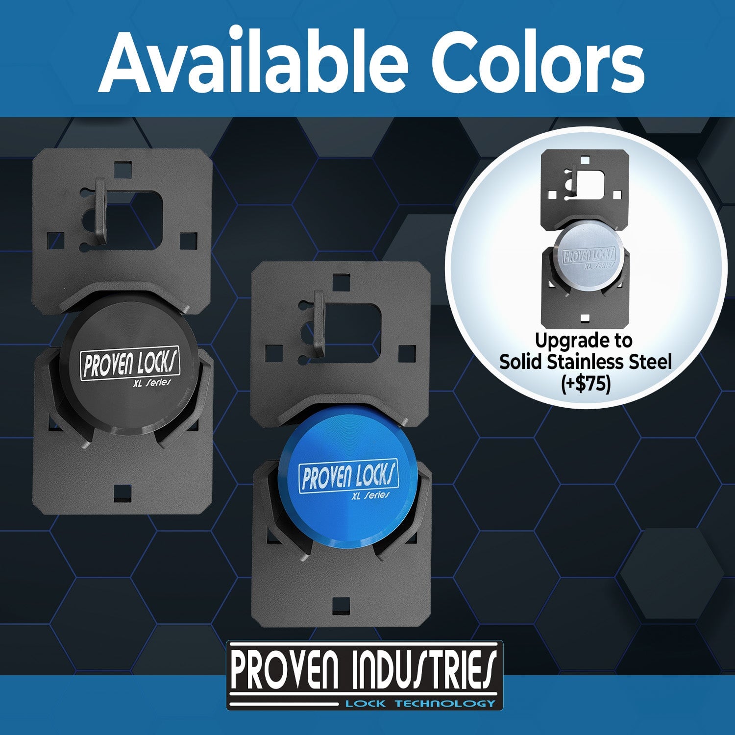 Hasp Kit (horizontal key) Puck Locks Proven Industries 