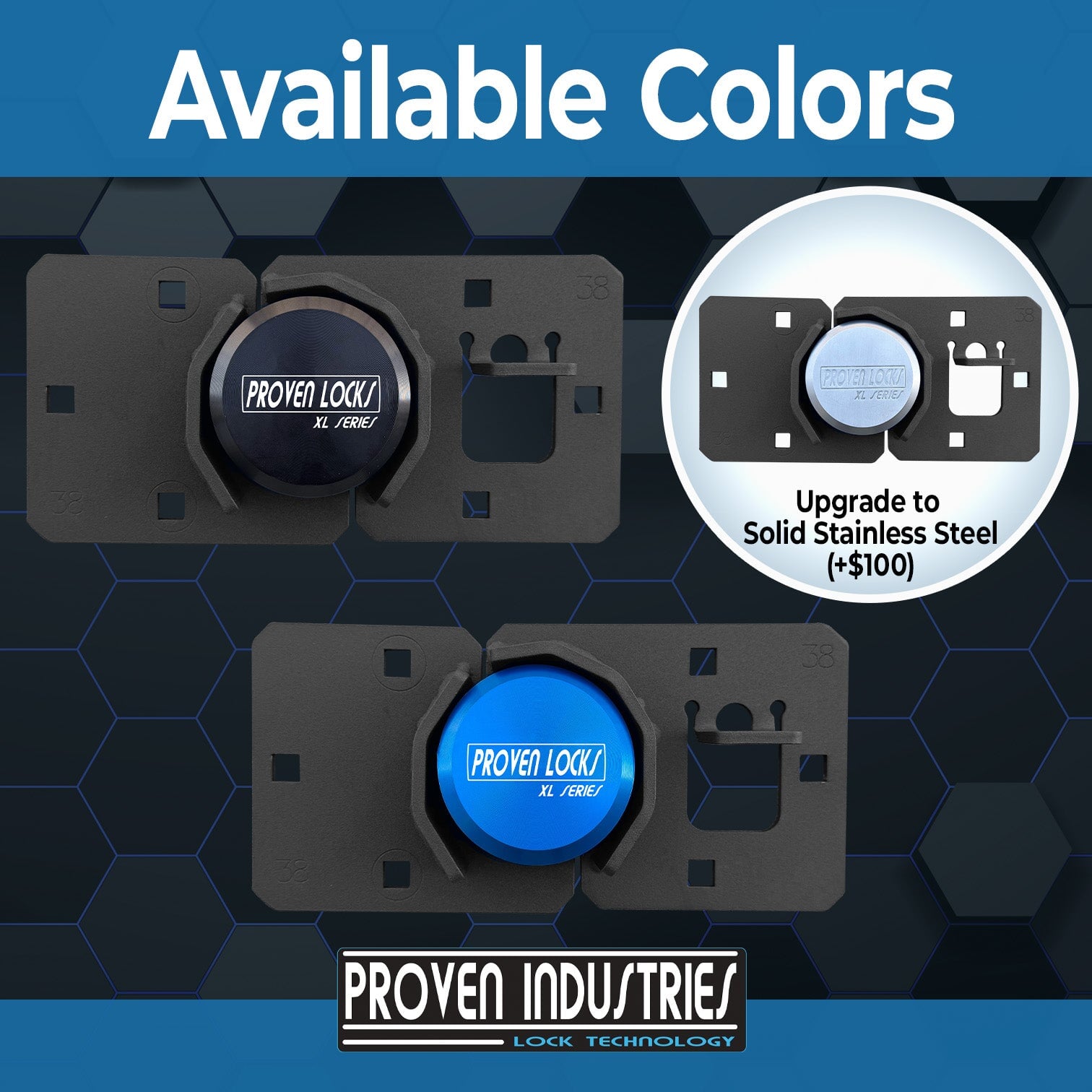 Hasp Kit (vertical key) Puck Locks Proven Industries 