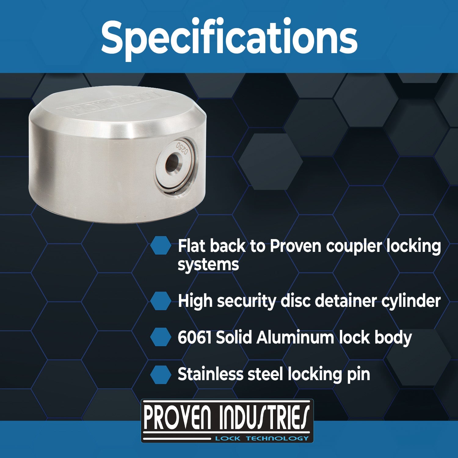 Model 400-SS Puck Locks Proven Locks 