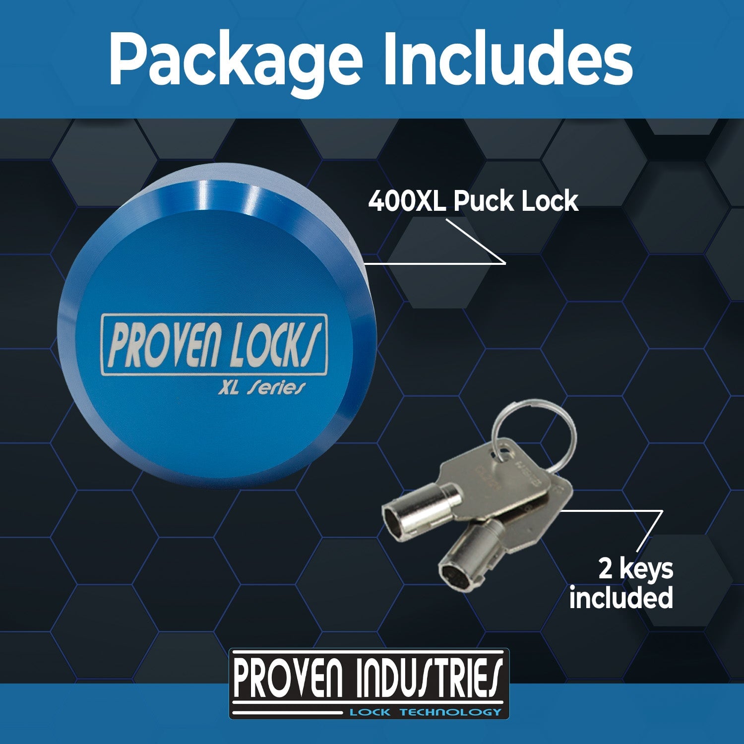 Perry Performance Locks Model 400XL | Aluminum Puck Lock | Proven Industries