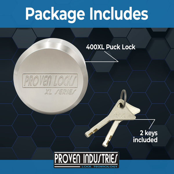 Model 400XL-SS Puck Locks Proven Locks 