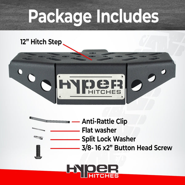 Hitch Step 12" Hitches Proven Locks 