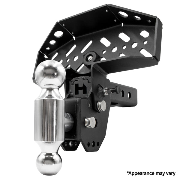 Dual-Ball Hitch Step Combo for 2" Receivers Hitches Proven Locks Chrome 2-Inch 