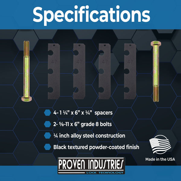 AC-100 Spacer Kit Only Proven Industries 
