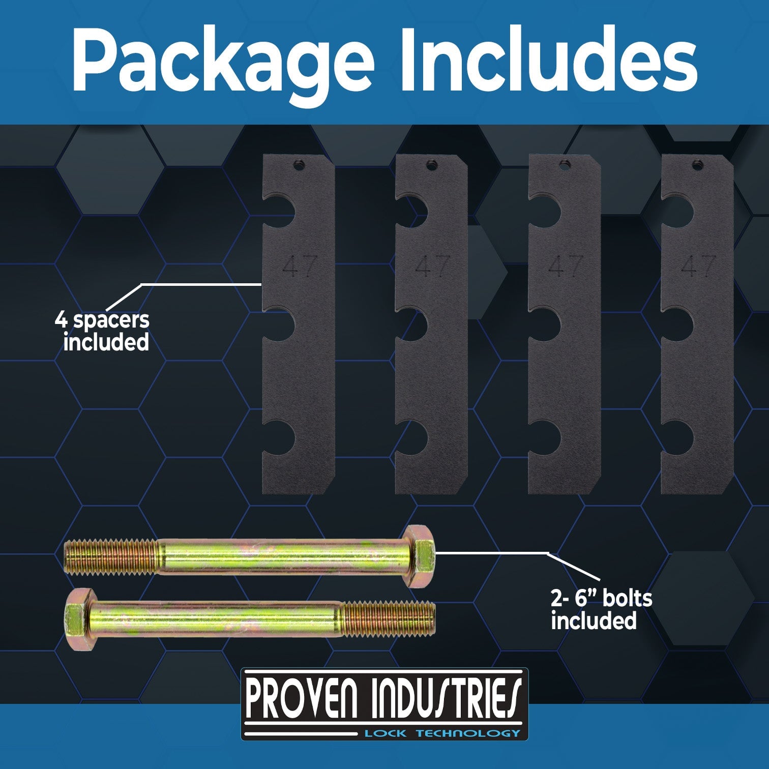AC-100 Spacer Kit Only Proven Industries 