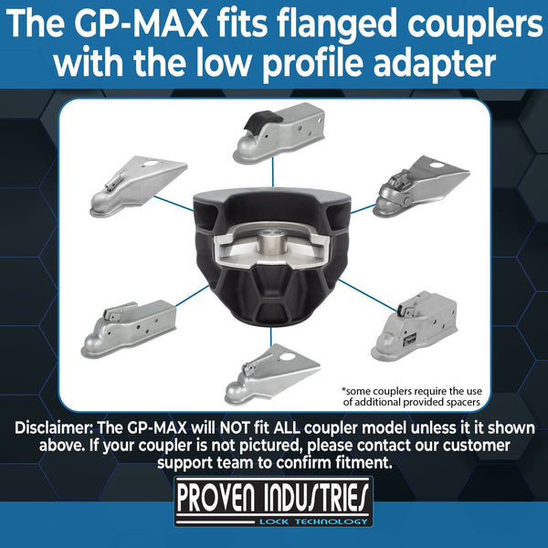 GP-MAX 2 5/16'' Trailer Coupler Locks Proven Locks 