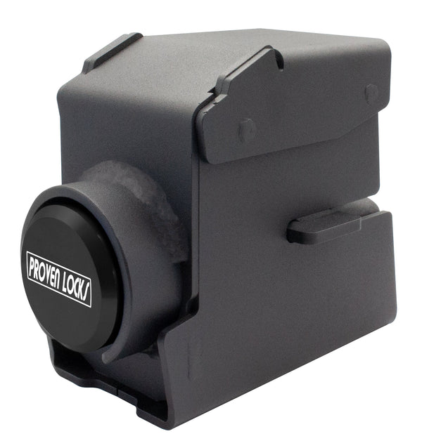 Model 2516-B 2 5/16'' Trailer Coupler Locks Proven Locks Black (Billet 6061 Aluminum) Keyed Differently 