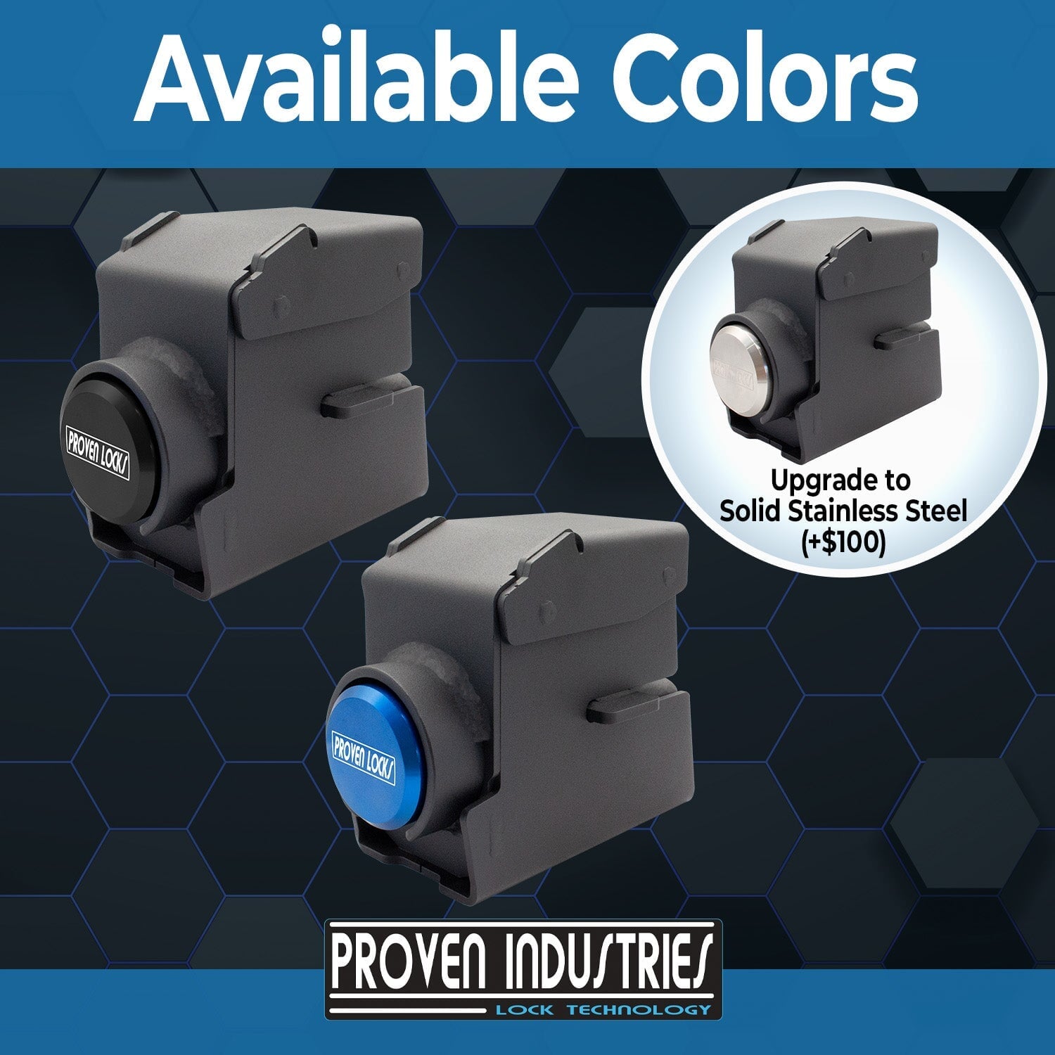 Model 2178-B 2'' Trailer Coupler Locks Proven Locks 