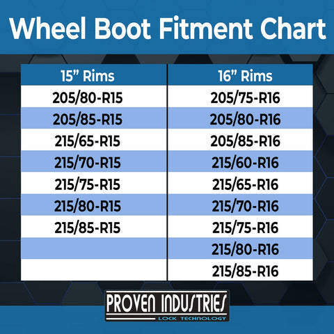 Universal Wheel Boot Model WB-600