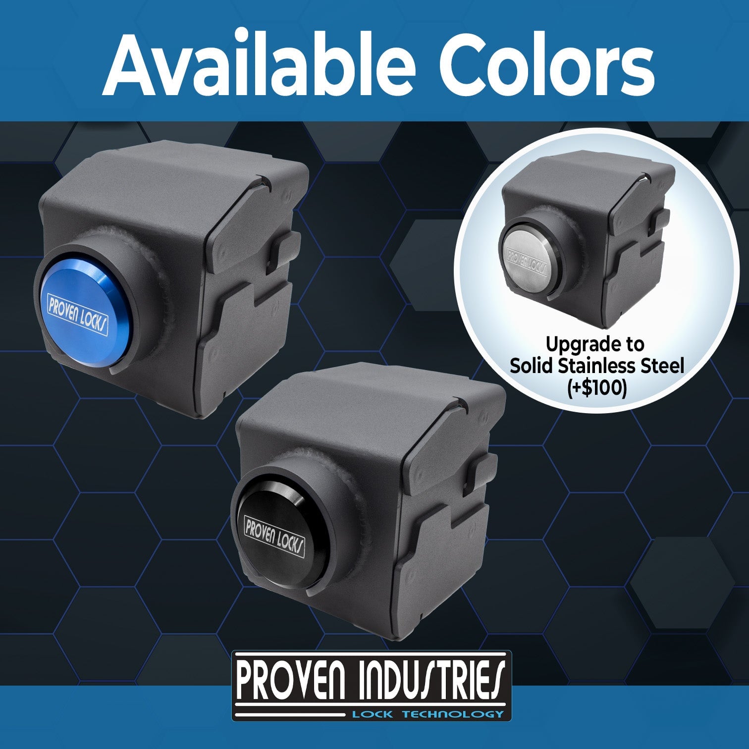 Model 2517-LR for Lock-N-Roll articulating trailer coupler other locks Proven Industries 