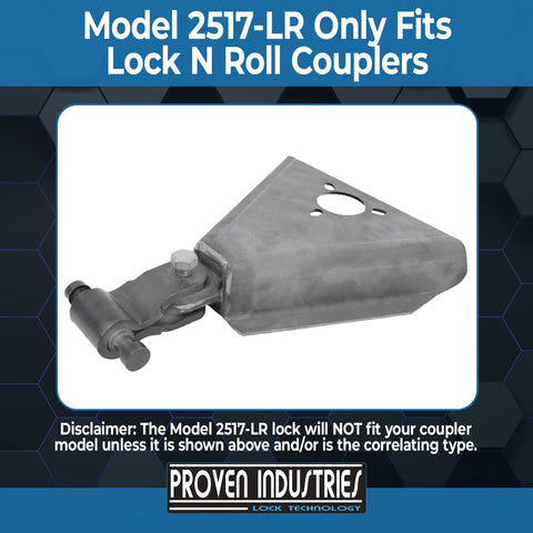 Model 2517-LR for Lock-N-Roll articulating trailer coupler