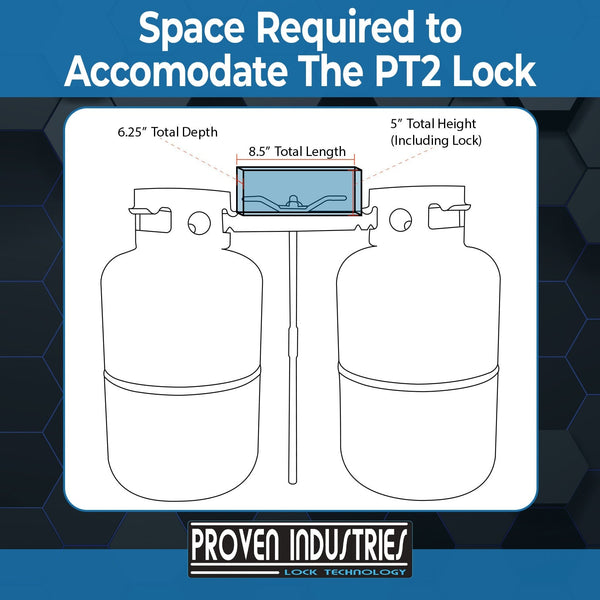 Dual Propane Tank Lock other locks Proven Industries 