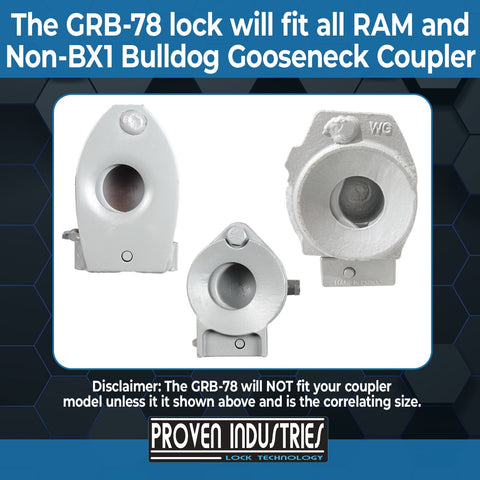 Model GRB-78 for Bulldog or Ram Brand Gooseneck Couplers
