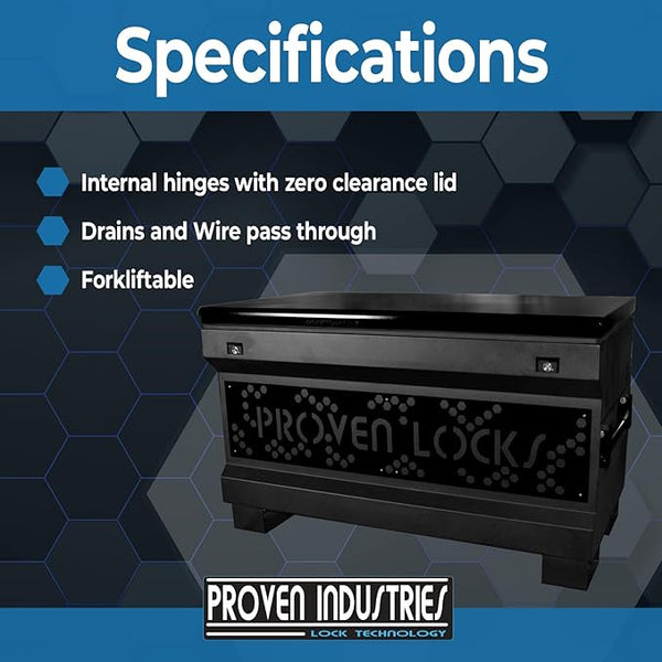 Job Site Box 4825, 16.5 CU FT Job Site Boxes Proven Industries 