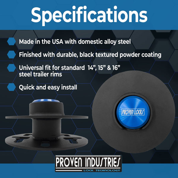 Spare Tire Lock | Universal Fit | Proven Industries