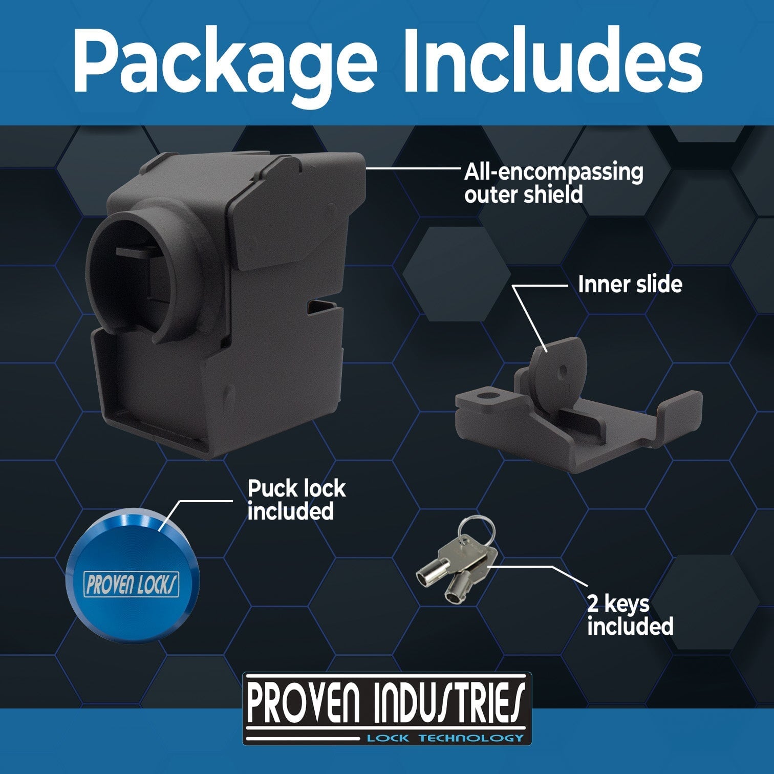 Model 2517-W For Wallace Forge and Buyers Products Couplers(with side handle) 2 5/16'' Trailer Coupler Locks Proven Locks 