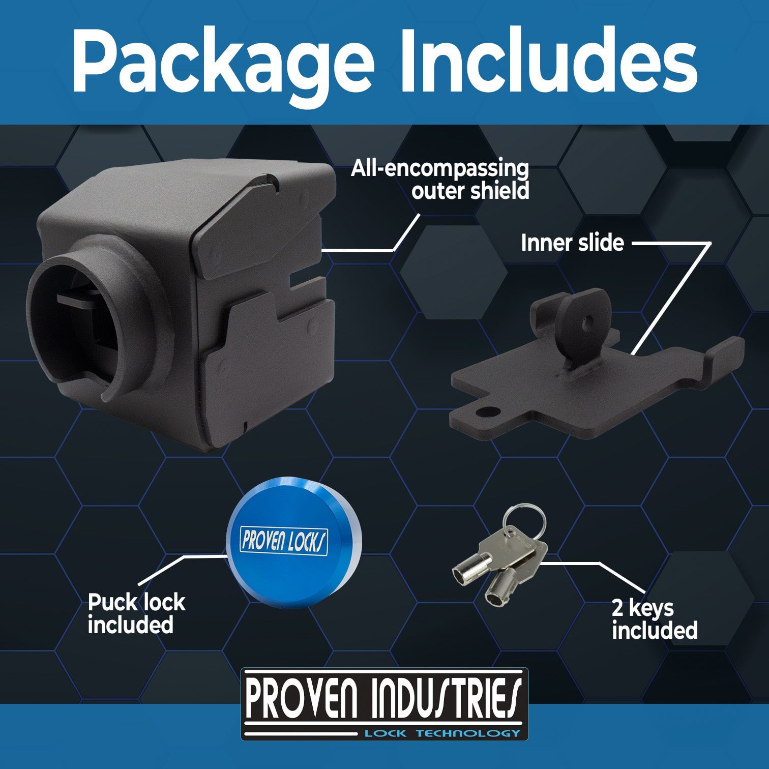 Model 2179-QP 2'' Trailer Coupler Locks Proven Locks 