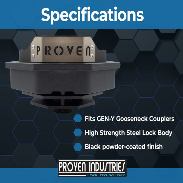 Model GGY-S1 for Gen-Y Brand Gooseneck Couplers Proven Industries 
