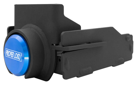 Model GRSL-2530 for Gooseneck Ram Self Latch couplers Proven Industries Blue (Billet 6061 Aluminum) Keyed Differently 