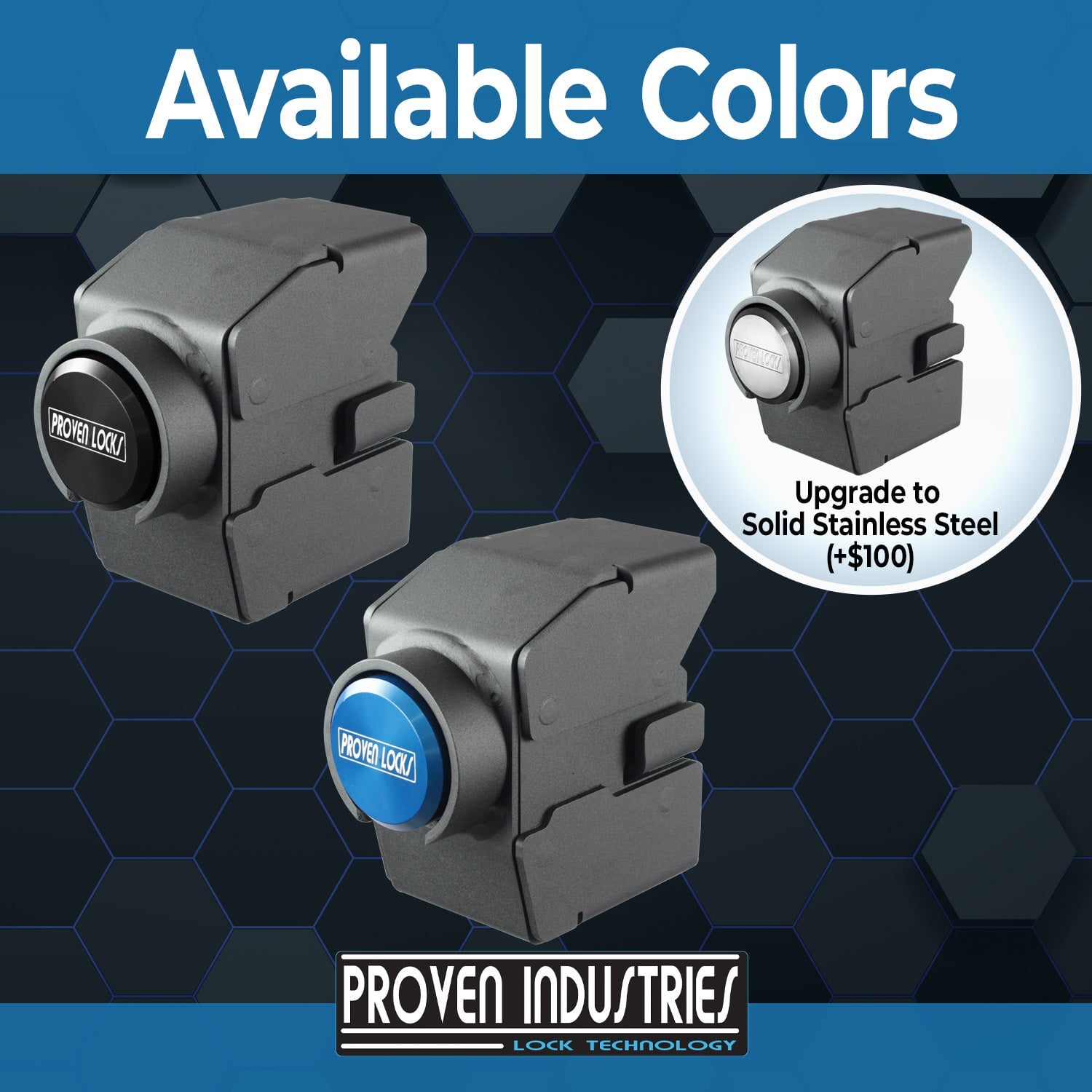 Model 2178-U 2'' Trailer Coupler Locks Proven Locks 