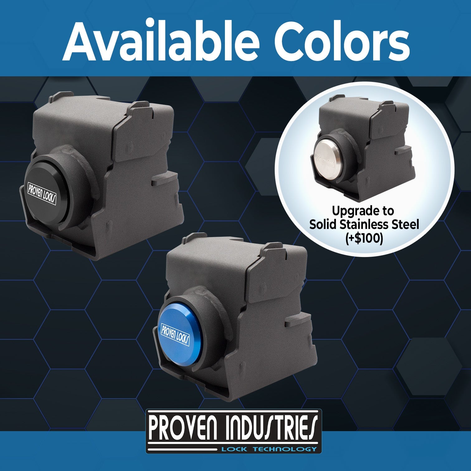 Model 2516 2 5/16'' Trailer Coupler Locks Proven Locks 