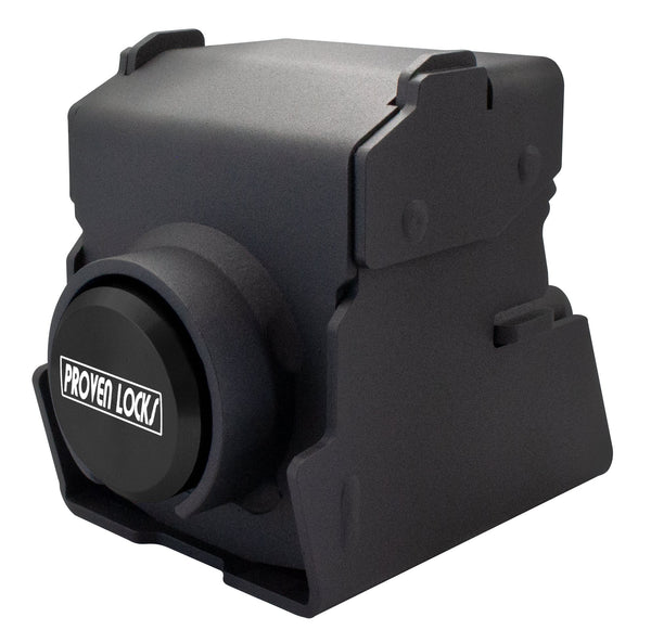 Model 2516 2 5/16'' Trailer Coupler Locks Proven Locks NEW (SQUARE) Black (Billet 6061 Aluminum) Keyed Differently