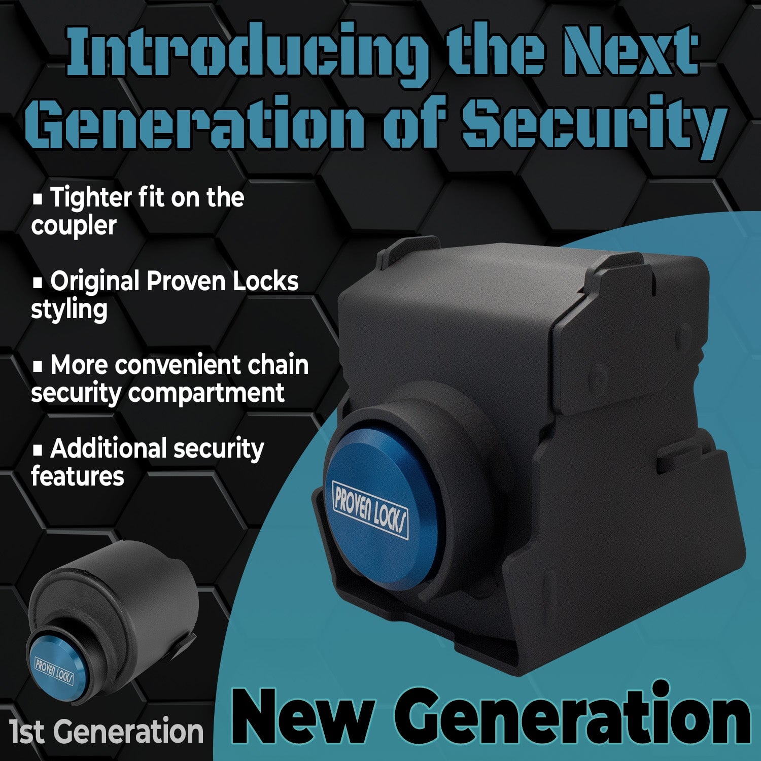 Model 2516 2 5/16'' Trailer Coupler Locks Proven Locks 