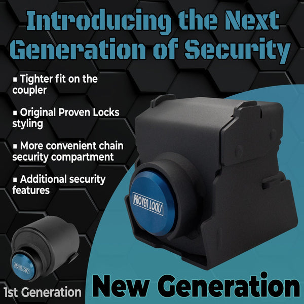 Model 2516 2 5/16'' Trailer Coupler Locks Proven Locks 