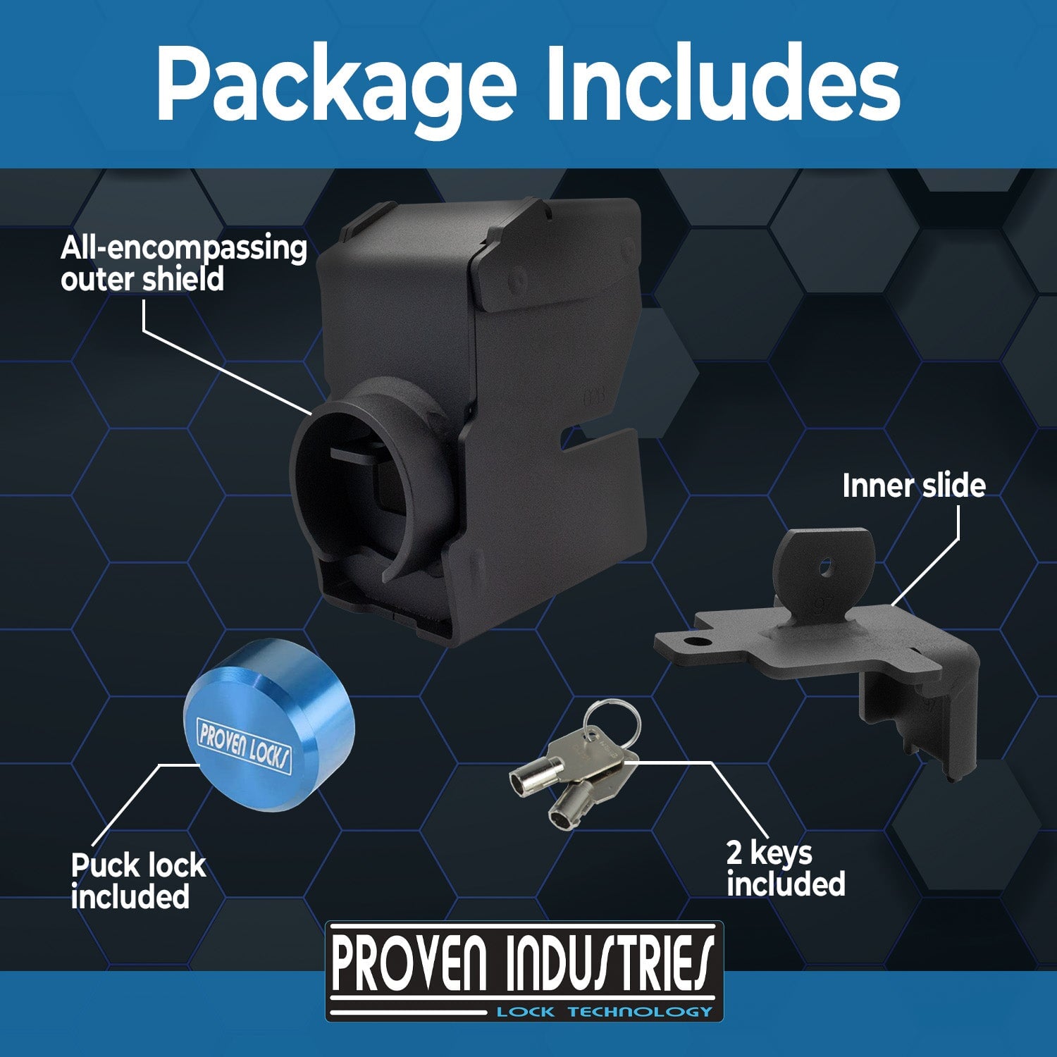 Model 4516-L For Wallace Forge and Buyers Products Couplers 2 5/16'' Trailer Coupler Locks Proven Locks 