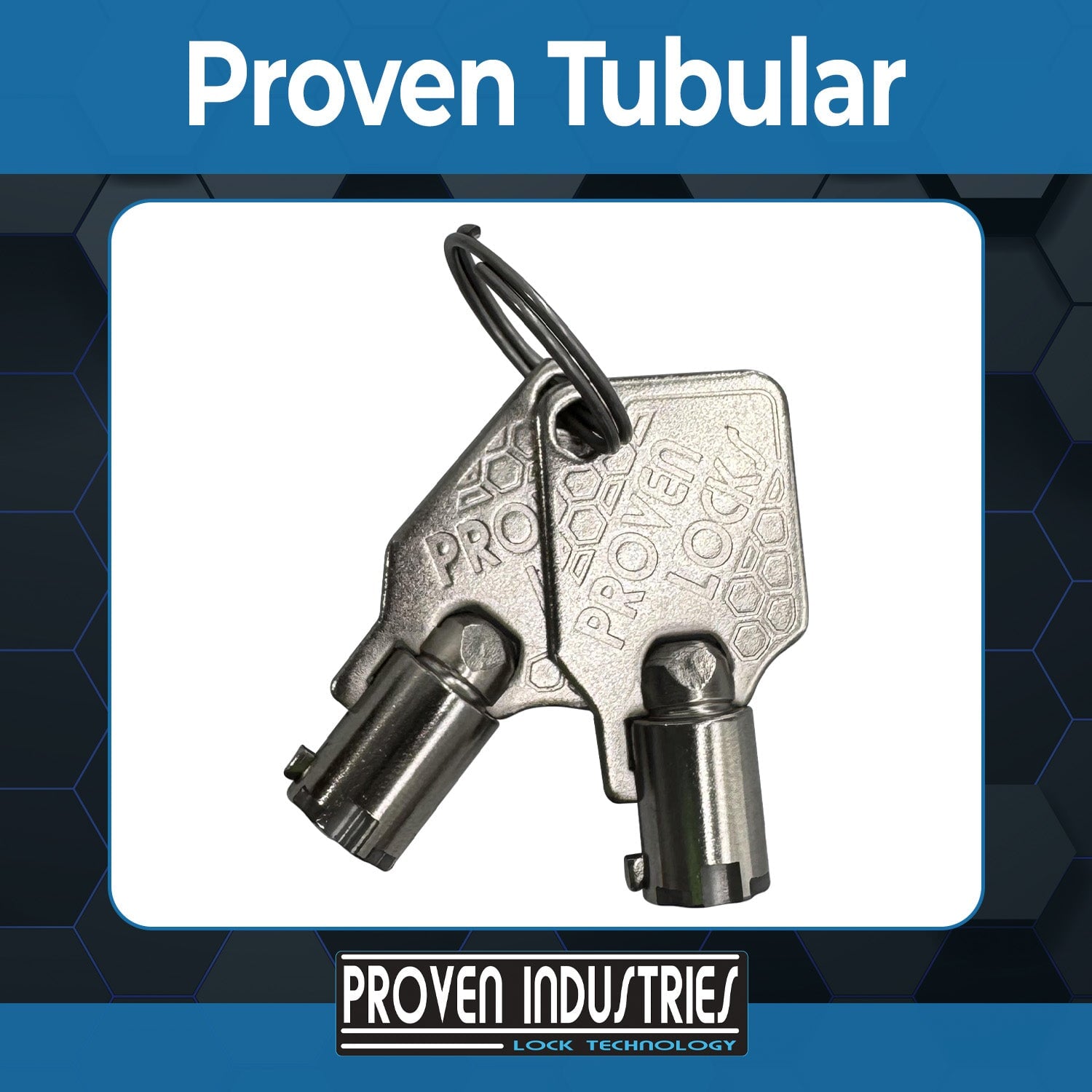 Extra Keys-Includes a set of 2 keys 2 5/16'' Trailer Coupler Locks Proven Industries Proven Tubular Keyed Alike -I Have a Proven product key code 