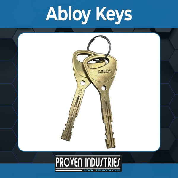 Extra Keys-Includes a set of 2 keys 2 5/16'' Trailer Coupler Locks Proven Industries Abloy Keyed Alike -I Have a Proven product key code 