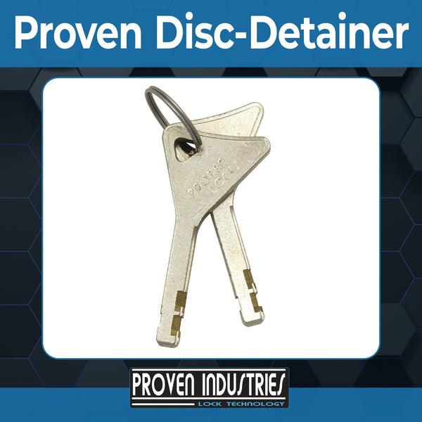 Extra Keys-Includes a set of 2 keys 2 5/16'' Trailer Coupler Locks Proven Industries Proven Disc-Detainer Keyed Alike -I Have a Proven product key code 
