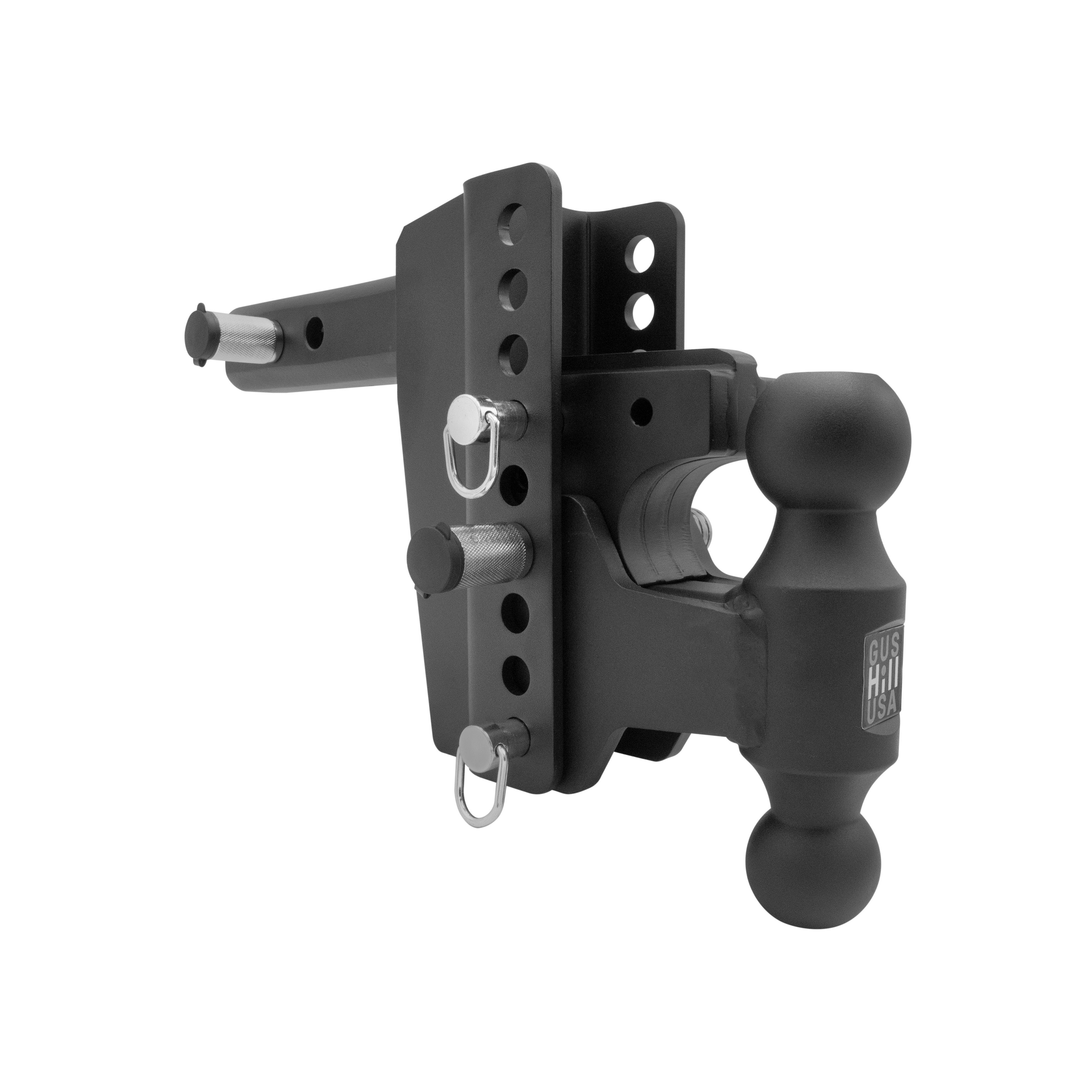 GusHillUSA Complete Hitch Kit with Dual Ball Hitches Proven Locks 