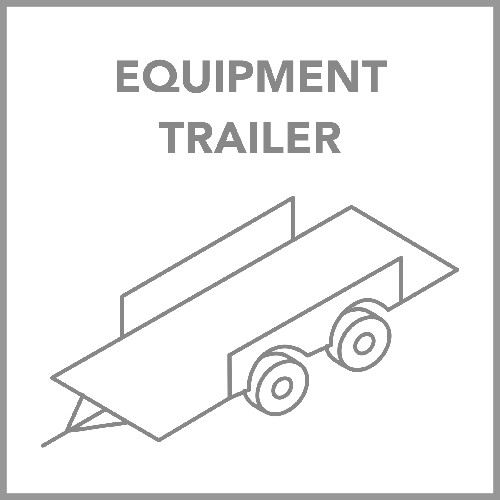 Equipment Trailer