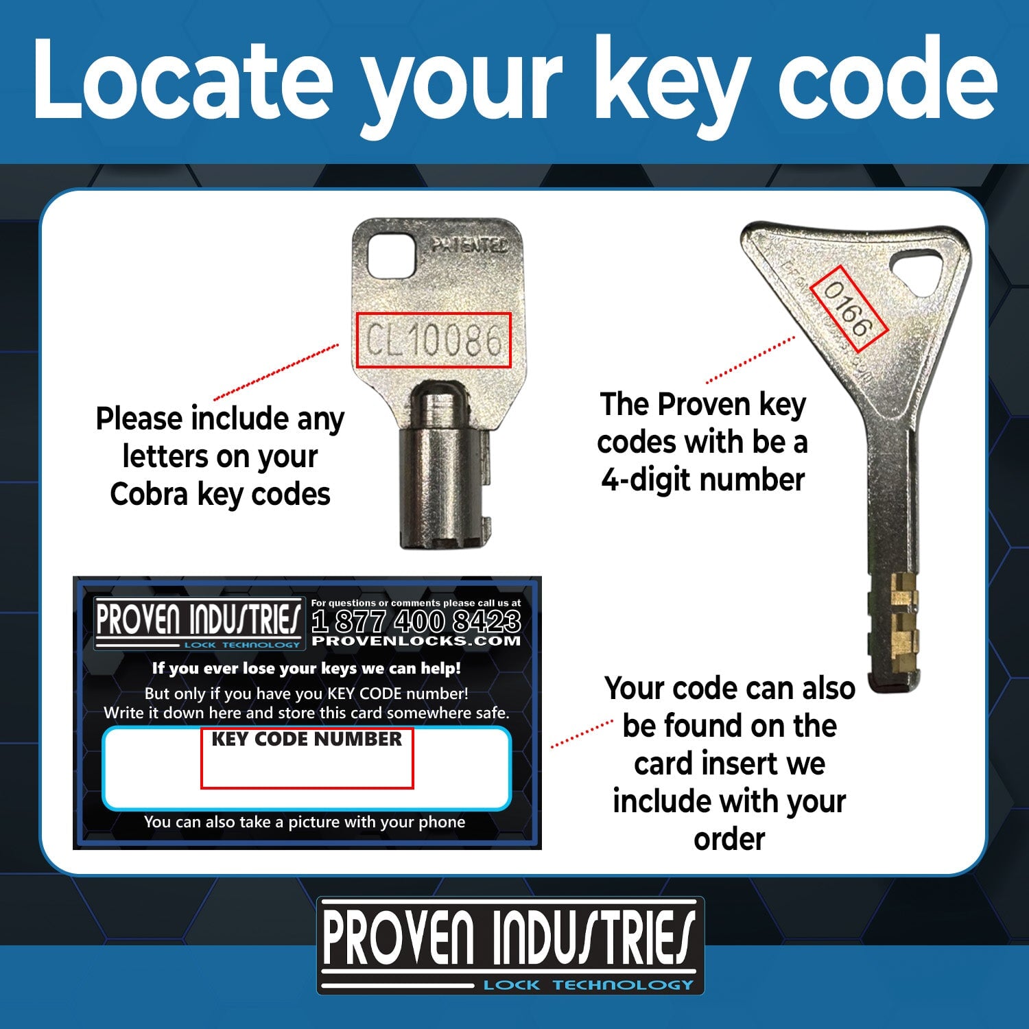Extra Keys-Includes a set of 2 keys 2 5/16'' Trailer Coupler Locks Proven Industries 