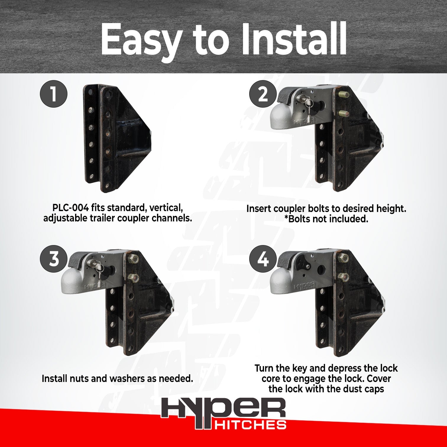 Coupler with Integrated Lock Hitches Proven Industries 