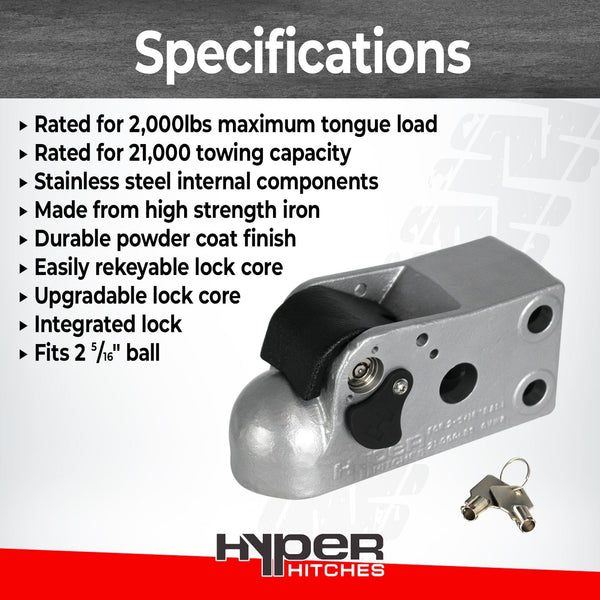 Coupler with Integrated Lock Hitches Proven Industries 